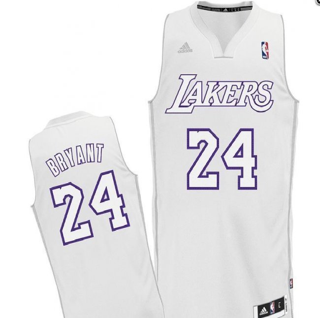 1 lakers white jersey
