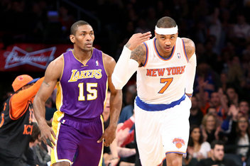 NBA: Los Angeles Lakers at New York Knicks