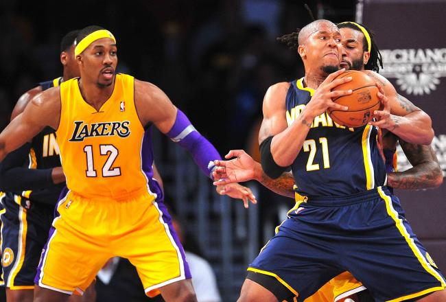 lakers pacers howard west