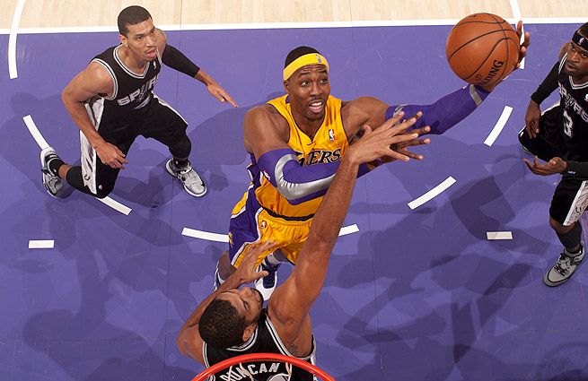 dwight howard tim duncan los angeles lakers san antonio spurs first round series