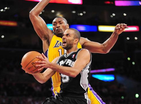 San Antonio Spurs at Los Angeles Lakers 1st round series schedule